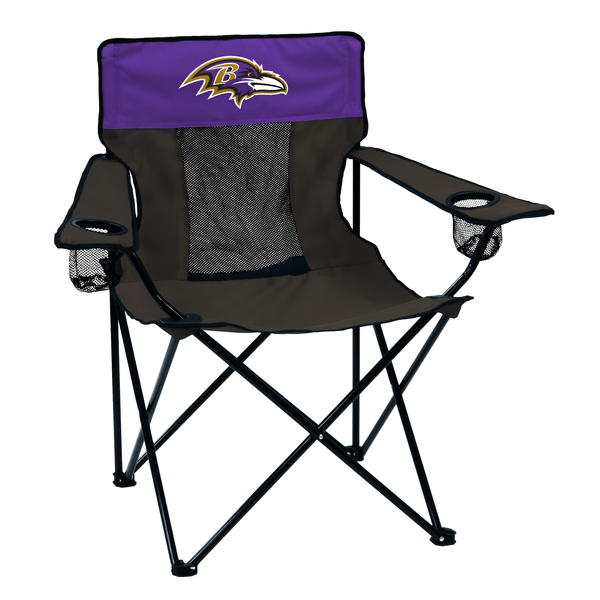 Logo Brands Baltimore Ravens Elite Chair 603-12E